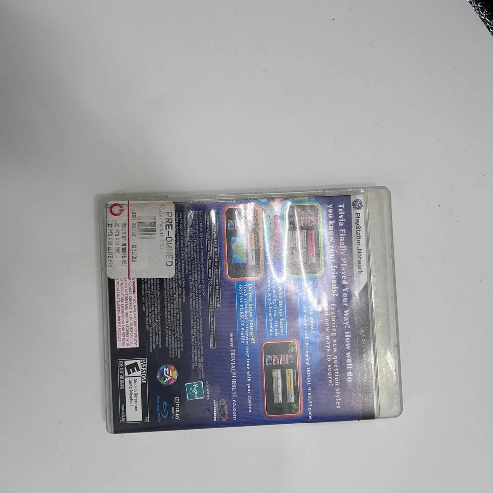 Trivial Pursuit Sony PlayStation 3 PS3 EA Games Hasbro Trivia Board Game 2009